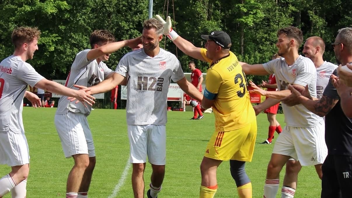 Mitja Hermann beim Fußball